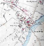 The area around Barford Bridge in 1884